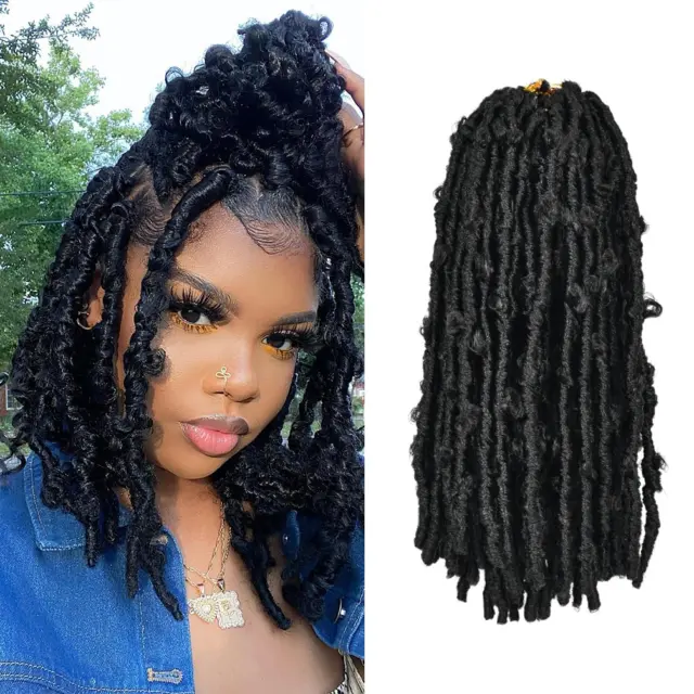Butterfly Locs Crochet Hair 7 Packs 36 Inch Pre-looped Distressed