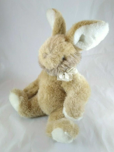 Vintage Gund Bunny Rabbit Rare 80s Gentleman Easter Bunny Korea Lace Collar