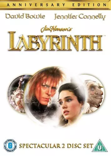 Labyrinth DVD (2007) David Bowie, Henson (DIR) cert U 2 discs Quality guaranteed