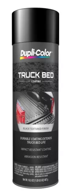 Dupli-Color Truck Bed Coating; Black; 16.5 oz.
