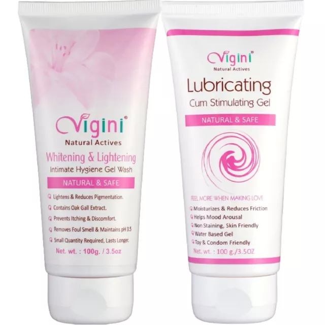 Intimate Lightening Brightning Feminine Hygiene Wash & Sexual Lubricant Lube Gel