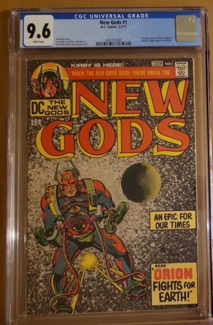 The New Gods 1 Cgc 9.6 1St App Orion Metron High Father & Kalibak Dc Comics 1971