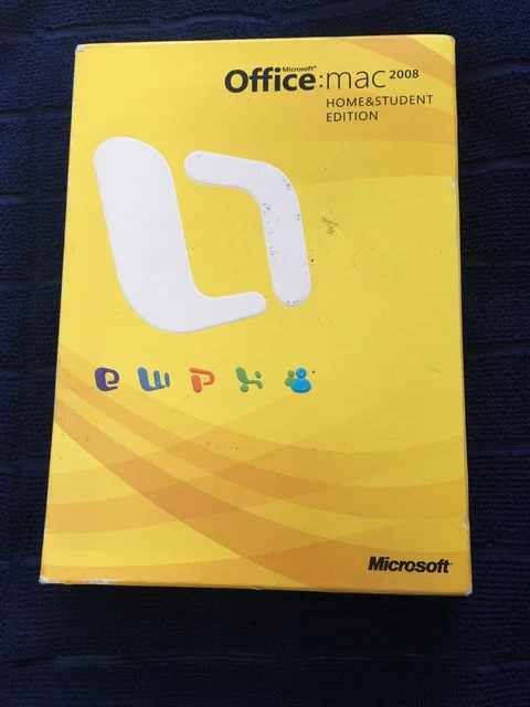 Microsoft Office Mac 2008 Home & Student Edition Service Desk [3 Codes]