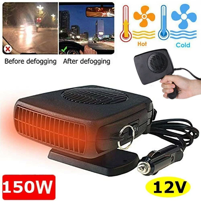 Portable DC 12V Electric Car Heater Heating Fan Defogger Defroster Demister