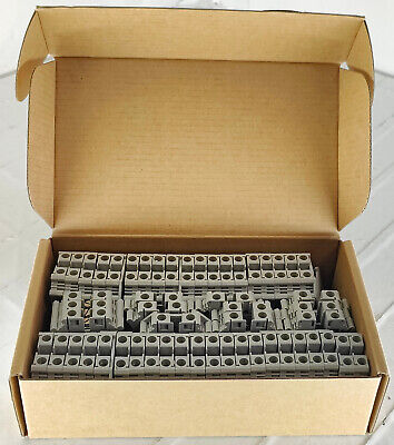 Lote de 53 bloques de terminales Phoenix tipo UK6N IEC947-7-1 800V 57A 6 mm