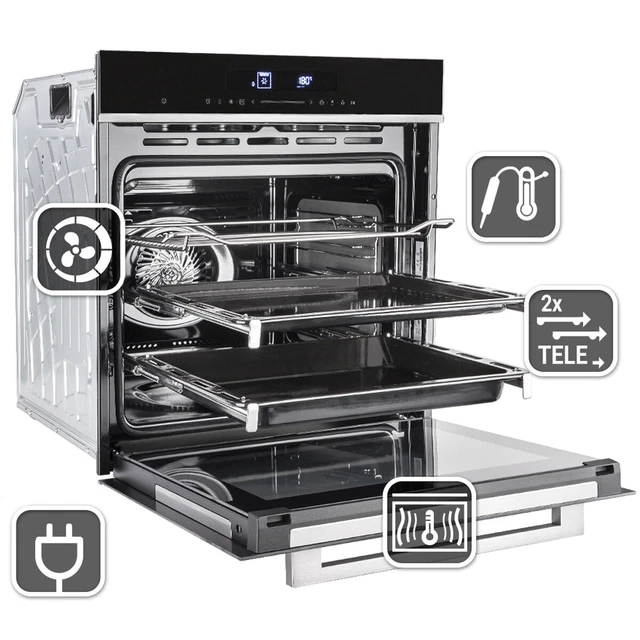 Cuisinière: 60cm Four encastrable EB8017ED + 59cm Plaque Induction KF5900IND 6