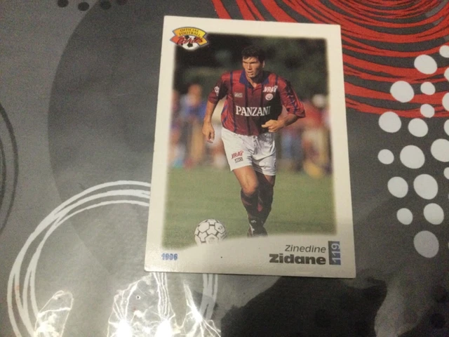 ZINEDINE ZIDANE, POSTAL ROOKIE CARD WORLD CUP MONDIAL 1998, COLLECTOR