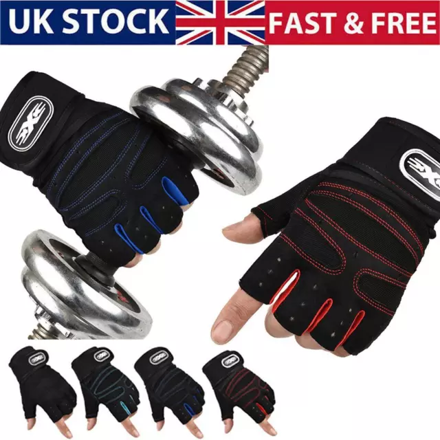 Gym Fitness Gloves Men Women Ladies Weight Lifting Bodybuilding Training Workout