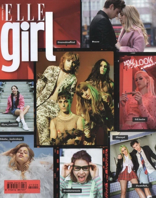 RUSSISCHE RUSSLAND &amp;ELLE Mädchen&amp;quot; Magazin maneskin Cover 09/2021 ...