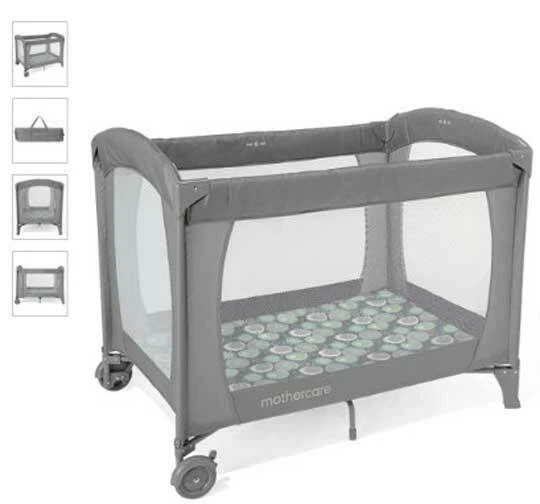 Cuna y colchón de viaje Mothercare Serenity para bebé: 104x85x81 cm aprox