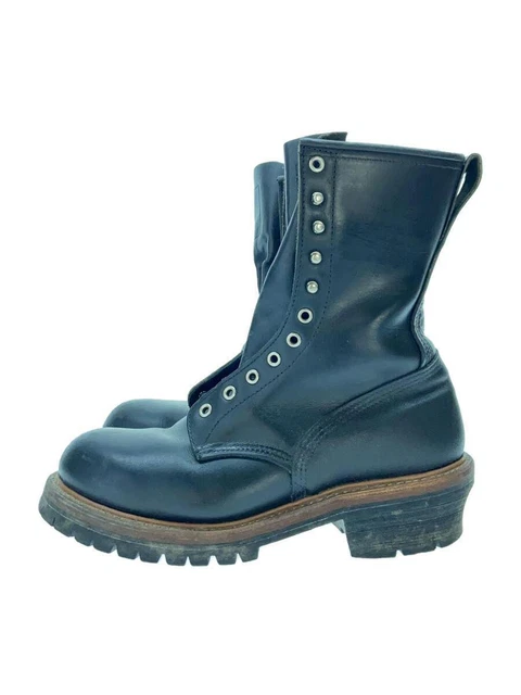 Red wing on sale logger boots black