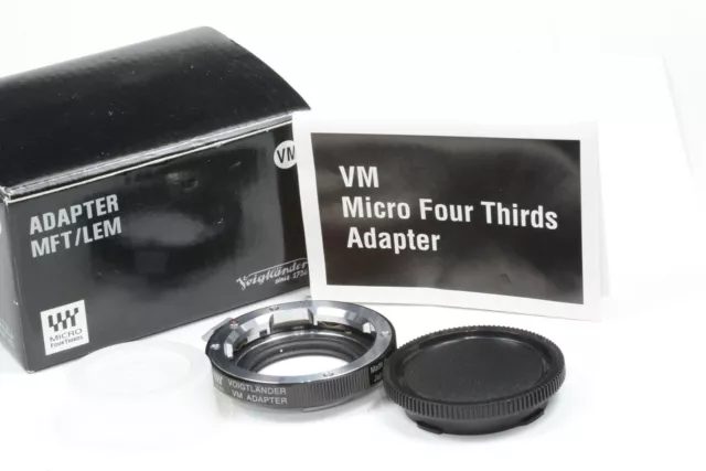 Voigtlander adapter for Leica M lenses  to Micro 4/3 Panasonic Olympus boxed