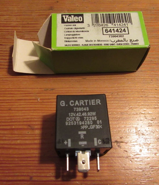 Valeo 641422 Centrale Clignotante 12V 21W – Compatible Citroën Peugeot Mercedes BMW – Fiabilité OEM
