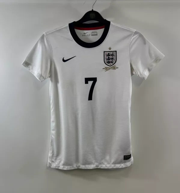 England 150th Anniversary Home Football Shirt 2013 Adults Small Nike A699