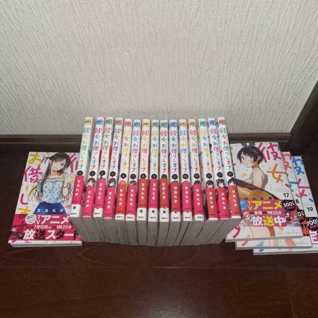Kanojo Okarishimasu Rent A Girlfriend Comic Manga Vol.1-34 Book set Japanese