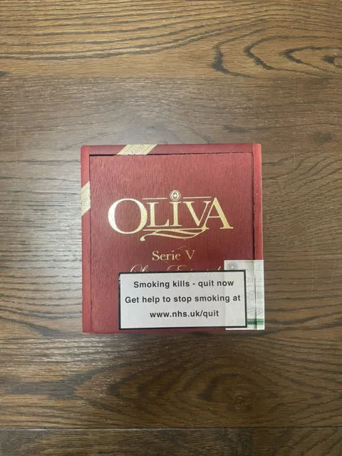 Oliva Serie V Liga Especial Double Robusto Cigar Box - Empty