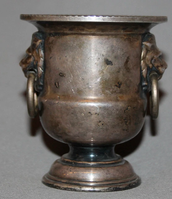 Vintage England Viners Of Sheffield Silverplated Goblet Vase Candle Holder