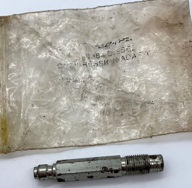 SNAP ON TOOLS Diesel Compression Adaptor Pressure Tester Quick Connect