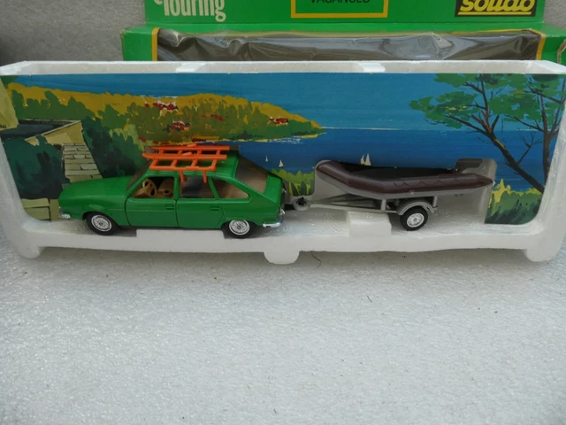 Coffret Solido 1/43 Peugeot 504 Break Et Remorque – Touring, Neuf Sous Boîte