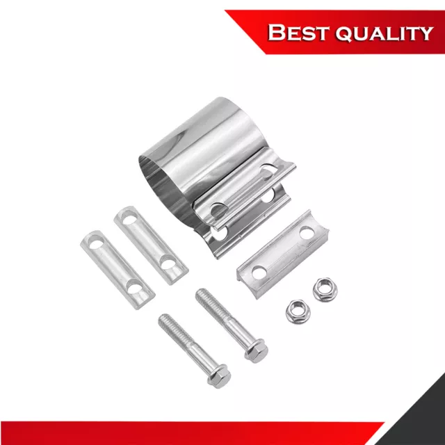 2.25" OD pipe 57mm Stainless Steel Butt Joint Exhaust Seal Band Clamp