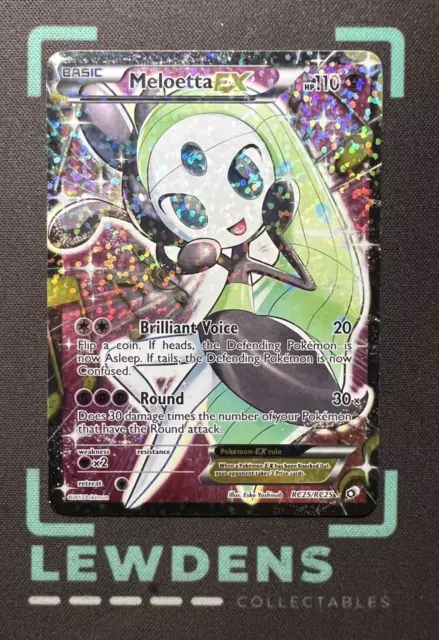 Pokémon TCG Meloetta-EX Legendary Treasures RC25/RC25 Full Art