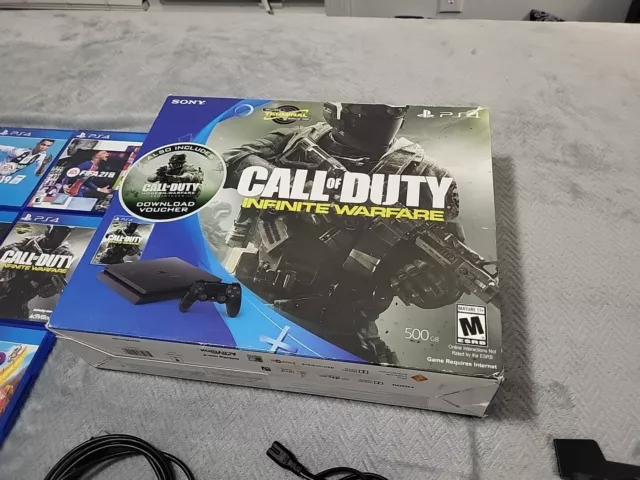 PS4 500GB Console with Call of Duty Modern Warfare 2 Voucher and