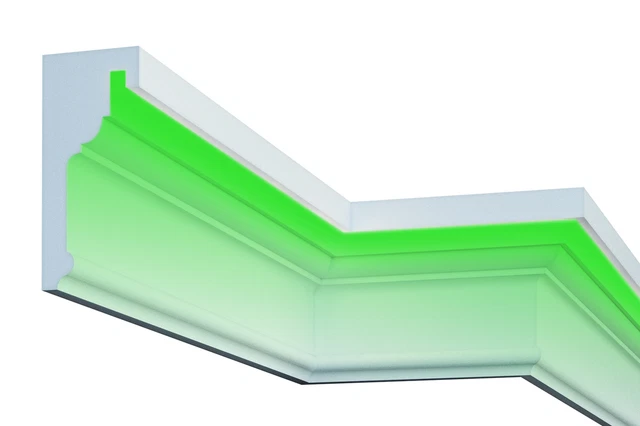 2 metros fachada LED estuco EPS PU listones de fachada resistentes a la intemperie 125x285mm KC308 2 metros fachada LED estuco EPS PU listones de fachada resistentes a la intemperie 125x285mm KC308