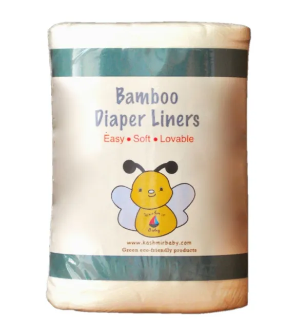 Kashmir Baby Bamboo Cloth Diaper Liners.