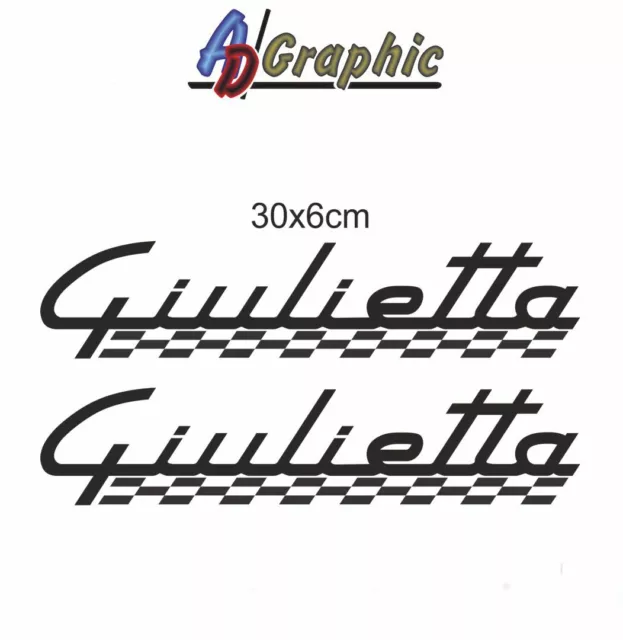 adesivi autocollant Sticker compatibile auto car alfa romeo giulietta scacchi