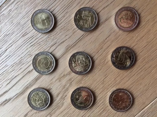 Monete 2 Euro Commemorative Italia Dal 2004 Al 2022 - Scegli Dal Menu A Tendina