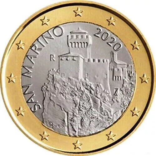 1 euro - Pièce courante - Saint Marin 2018 - UNC