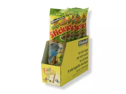 Vitakraft Budgie And Canary Treat Sticks 1 Twin Pack Assorted Flavours