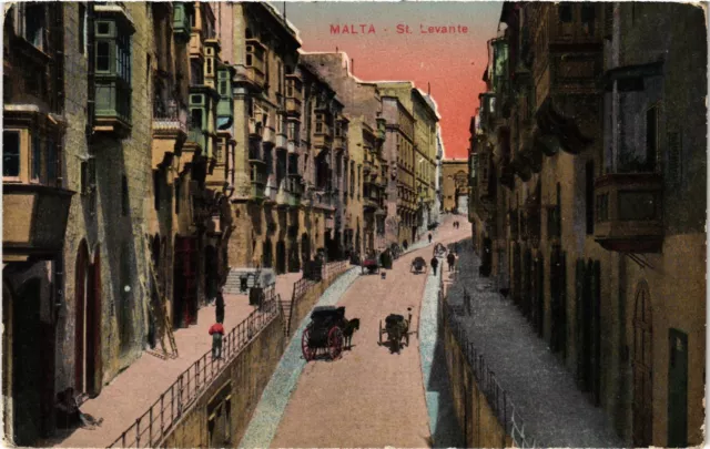 CPA AK Strada Levante MALTA (1260419)