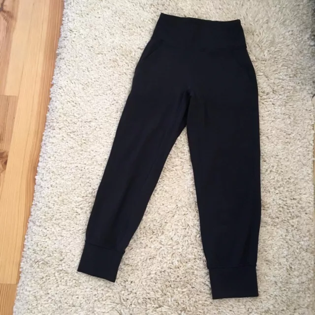 LULULEMON ALIGN JOGGERS Black Size UK 6 8 US 2 Yoga Pants Fitness