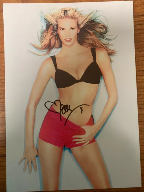 Elle MacPherson Autographed 6x9 Color Postcard