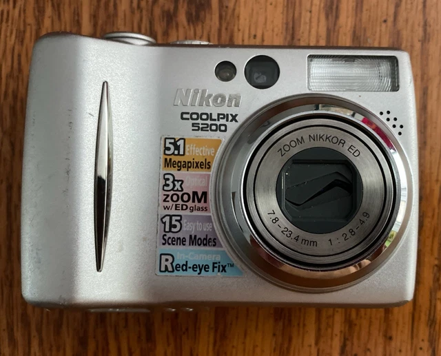 Nikon COOLPIX 5200 PRIME SILVER デジカメ Amazon | Nikon Coolpix 5200 5 MPデジタルカメラwith 3 x光学