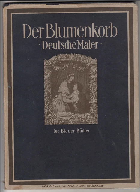 Der Blumenkorb, Dt. Maler 19. Jhdt, sehr gut erhalten