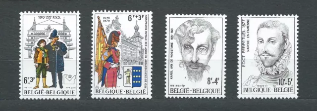 BELGIË BELGIQUE - 1978 YT 1888 à 1891 - TIMBRES NEUFS** MNH LUXE
