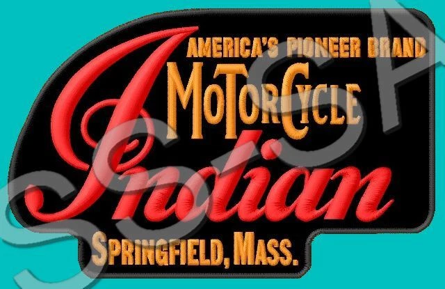 =====INDIAN MOTORCYCLE EMBROIDERED PATCH===== IRON/SEW ON ~5-1/8"x 3-3/8" SCOUT