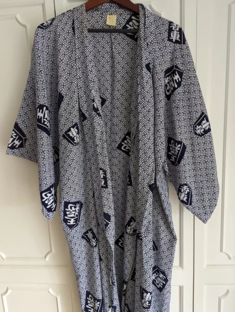 Japanese Yukata Kimono Sash Belt Cotton Robe 52" Made in Japan