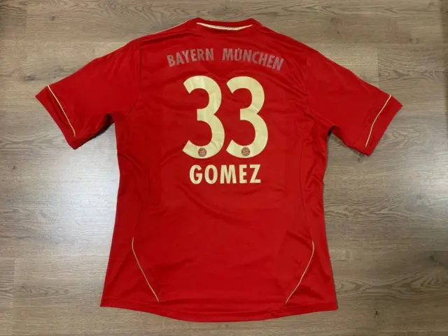 Fc Bayern Munich 2011/2012 Home Football Shirt Jersey Size Xl [V13554] Gomez #33