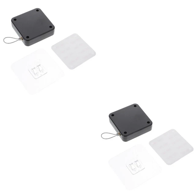 2x Cerrador de puerta automática con cordón Cierre de puerta Puerta de cierre automático