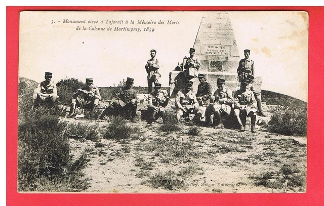 Cpa - Morocco - Monument To Teferalt - In Memory Of The Dead Of Martimprey 1859