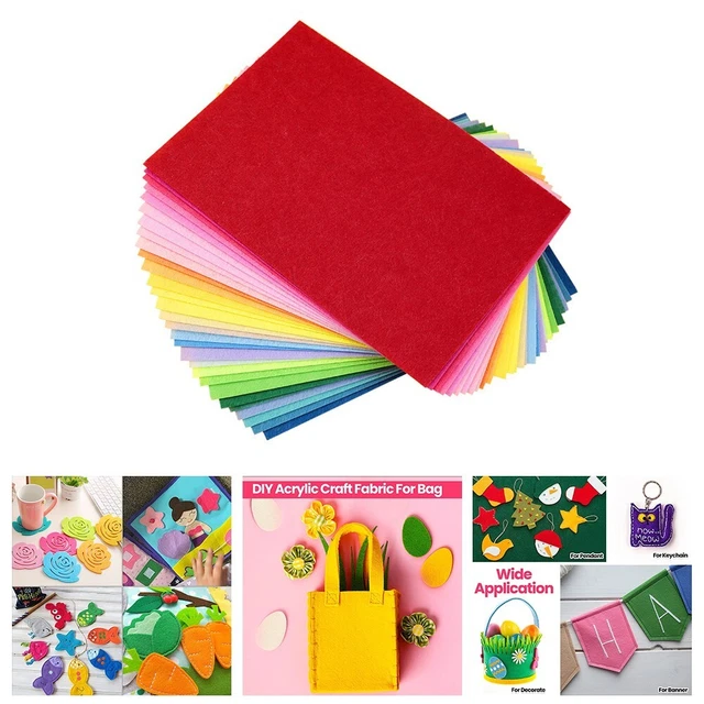 Feuilles De Feutre Adhésif Noir 6x4 Pouces - Lot De 18 - Neuf Pour Bricolage Et Loisirs Créatifs
