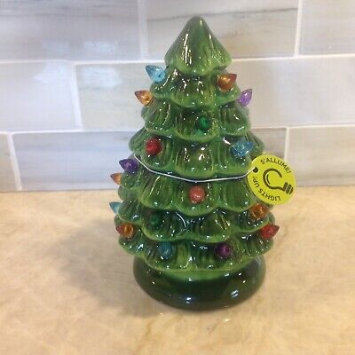 Small Light Up Christmas Tree decorative piece