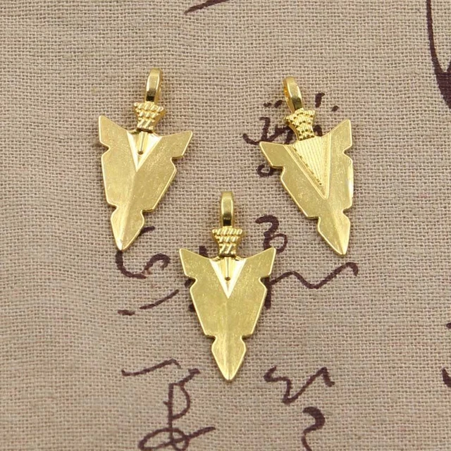 Indian Arrowhead Dagger Charms Pendant Jewelry Making Accessories 20 Pieces