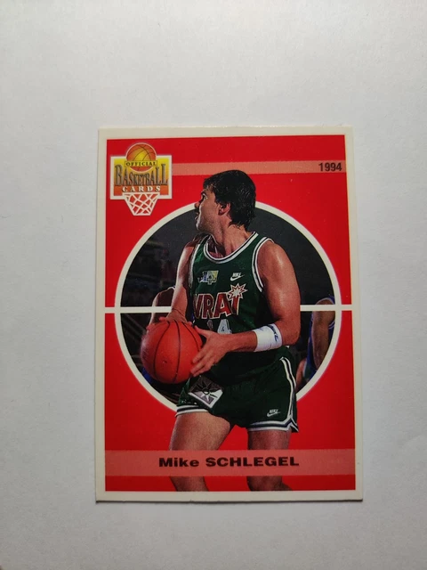 Mike Schlegel Pau Orthez Carte Basket Panini 1994 Lnb Pro A France #107