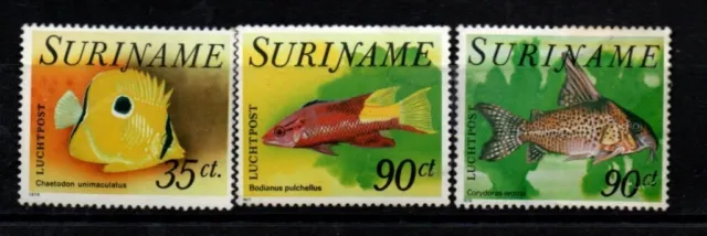 Yanstamps: Suriname MNH stamps(fish) set#2
