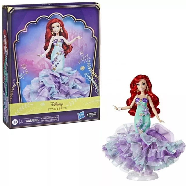 Disney Style Series Princess Ariel La Sirenetta Hasbro nuova con scatola bambola giocattolo 11