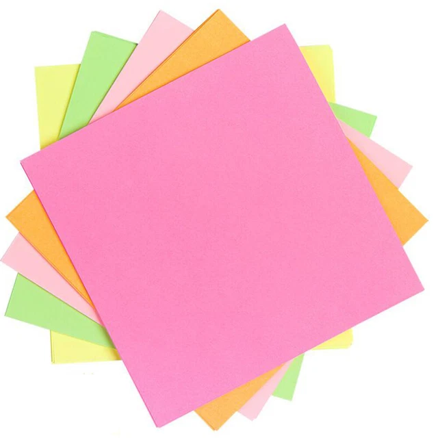 200pcs Kran Papier Origami Papier Kunst Projekte Kinder Quadrat Falten Papier 4